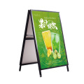 Potable Metal A-Frame Sign Holder Pavement Advertising Board